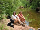 PICTURES/Sedona  West Fork Trail/t_Arleen & Sharon on the rocks again.JPG